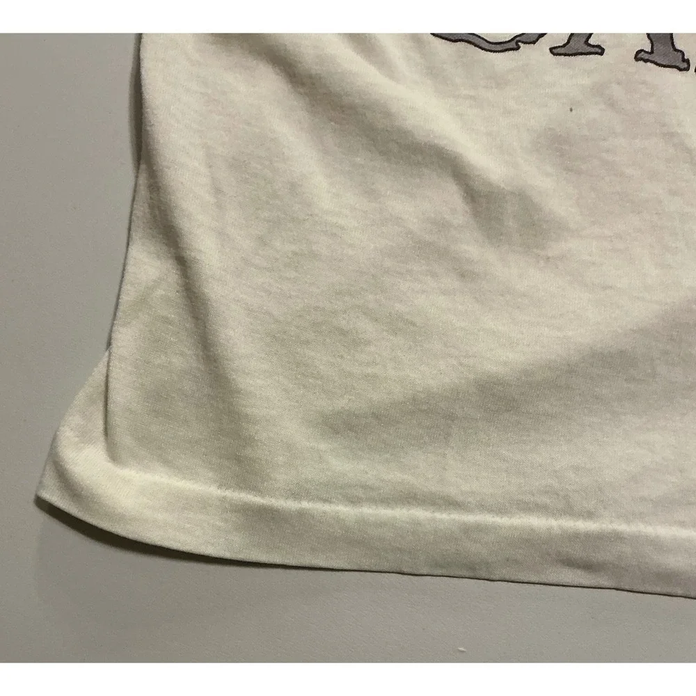 VTG USA Single Stitch Busch Gardens White Tiger Tank Top Grunge Distressed S - Picture 4 of 6